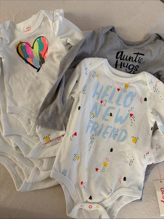 Cat & Jack Other - Cat & Jack BUNDLE OF 7 Long-Sleeve Bodysuit size from N/B to 24M